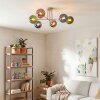 Gastor Plafondlamp, Kogellampje 80 cm Zandkleurig, 6-lichts