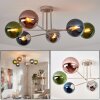 Gastor Plafondlamp, Kogellampje 80 cm Zandkleurig, 6-lichts
