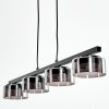 Folar Hanglamp, Hanglamp LED Zwart, 4-lichts