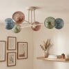 Koyoto Plafondlamp, Kogellampje 78 cm Zandkleurig, 6-lichts