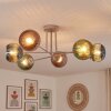 Koyoto Plafondlamp, Kogellampje 78 cm Zandkleurig, 6-lichts