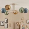 Koyoto Plafondlamp, Kogellampje 78 cm Zandkleurig, 6-lichts