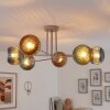Koyoto Plafondlamp, Kogellampje 78 cm Zandkleurig, 6-lichts