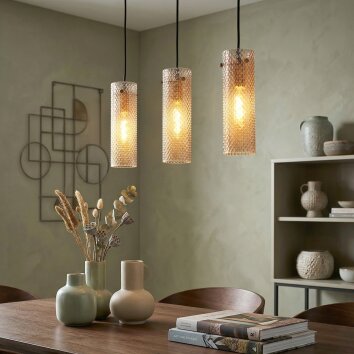 Velune Hanglamp, Hanglamp Goud, 3-lichts