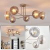 Koyoto Plafondlamp, Kogellampje 78 cm Zandkleurig, 6-lichts