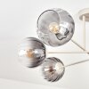 Koyoto Plafondlamp, Kogellampje 78 cm Zandkleurig, 6-lichts