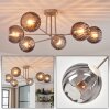 Koyoto Plafondlamp, Kogellampje 78 cm Zandkleurig, 6-lichts