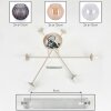 Koyoto Plafondlamp, Kogellampje 78 cm Zandkleurig, 6-lichts