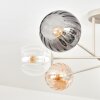 Koyoto Plafondlamp, Kogellampje 78 cm Zandkleurig, 6-lichts