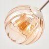 Koyoto Plafondlamp, Kogellampje 78 cm Zandkleurig, 6-lichts