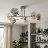 Ripoll Plafondlamp, Kogellampje Zandkleurig, 6-lichts