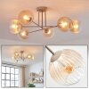 Koyoto Plafondlamp, Kogellampje 78 cm Zandkleurig, 6-lichts