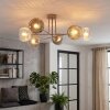 Ripoll Plafondlamp, Kogellampje Zandkleurig, 6-lichts