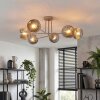 Ripoll Plafondlamp, Kogellampje Zandkleurig, 6-lichts
