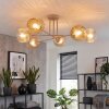 Ripoll Plafondlamp, Kogellampje Zandkleurig, 6-lichts