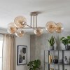 Koyoto Plafondlamp, Kogellampje 78 cm Zandkleurig, 6-lichts