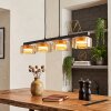 Folar Hanglamp, Hanglamp LED Zwart, 4-lichts
