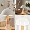 Paddestoel lamp  Forgek Tafellamp houtlook, Zandkleurig, 1-licht