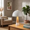 Paddestoel lamp  Forgek Tafellamp houtlook, Zandkleurig, 1-licht