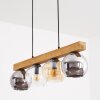 Koyoto Hanglamp, Kogellampje, Hanglamp Natuurlijke kleuren, Zwart, 4-lichts