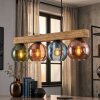 Koyoto Hanglamp, Kogellampje, Hanglamp Natuurlijke kleuren, Zwart, 4-lichts