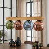 Koyoto Hanglamp, Kogellampje, Hanglamp Natuurlijke kleuren, Zwart, 4-lichts