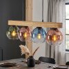 Koyoto Hanglamp, Kogellampje, Hanglamp Natuurlijke kleuren, Zwart, 4-lichts