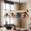 Koyoto Hanglamp, Kogellampje, Hanglamp Natuurlijke kleuren, Zwart, 4-lichts