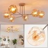 Ripoll Plafondlamp, Kogellampje Zandkleurig, 6-lichts