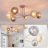 Koyoto Plafondlamp, Kogellampje 78 cm Zandkleurig, 6-lichts