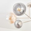 Koyoto Plafondlamp, Kogellampje 78 cm Zandkleurig, 6-lichts