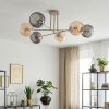 Koyoto Plafondlamp, Kogellampje 78 cm Zandkleurig, 6-lichts