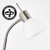 Sarel Staande lamp LED Nikkel mat, 1-licht