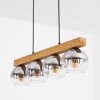 Koyoto Hanglamp, Kogellampje, Hanglamp Natuurlijke kleuren, Zwart, 4-lichts