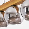 Koyoto Hanglamp, Kogellampje, Hanglamp Natuurlijke kleuren, Zwart, 5-lichts