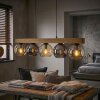 Koyoto Hanglamp, Kogellampje, Hanglamp Natuurlijke kleuren, Zwart, 5-lichts