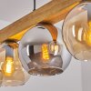 Koyoto Hanglamp, Kogellampje, Hanglamp Natuurlijke kleuren, Zwart, 5-lichts