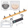 Koyoto Hanglamp, Kogellampje, Hanglamp Natuurlijke kleuren, Zwart, 5-lichts