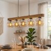 Koyoto Hanglamp, Kogellampje, Hanglamp Natuurlijke kleuren, Zwart, 5-lichts