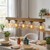 Koyoto Hanglamp, Kogellampje, Hanglamp Natuurlijke kleuren, Zwart, 5-lichts