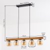 Koyoto Hanglamp, Kogellampje, Hanglamp Natuurlijke kleuren, Zwart, 5-lichts