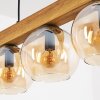 Koyoto Hanglamp, Kogellampje, Hanglamp Natuurlijke kleuren, Zwart, 5-lichts