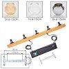 Koyoto Hanglamp, Kogellampje, Hanglamp Natuurlijke kleuren, Zwart, 5-lichts