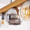 Koyoto Hanglamp, Kogellampje, Hanglamp Natuurlijke kleuren, Zwart, 5-lichts