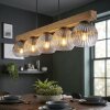 Koyoto Hanglamp, Kogellampje, Hanglamp Natuurlijke kleuren, Zwart, 5-lichts