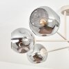 Ripoll Plafondlamp, Kogellampje Zandkleurig, 6-lichts