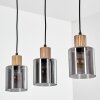 Mador Hanglamp, Hanglamp Zwart, 3-lichts