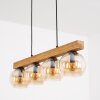Koyoto Hanglamp, Kogellampje, Hanglamp Natuurlijke kleuren, Zwart, 4-lichts