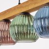Koyoto Hanglamp, Kogellampje, Hanglamp Natuurlijke kleuren, Zwart, 5-lichts