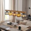 Koyoto Hanglamp, Kogellampje, Hanglamp Natuurlijke kleuren, Zwart, 5-lichts